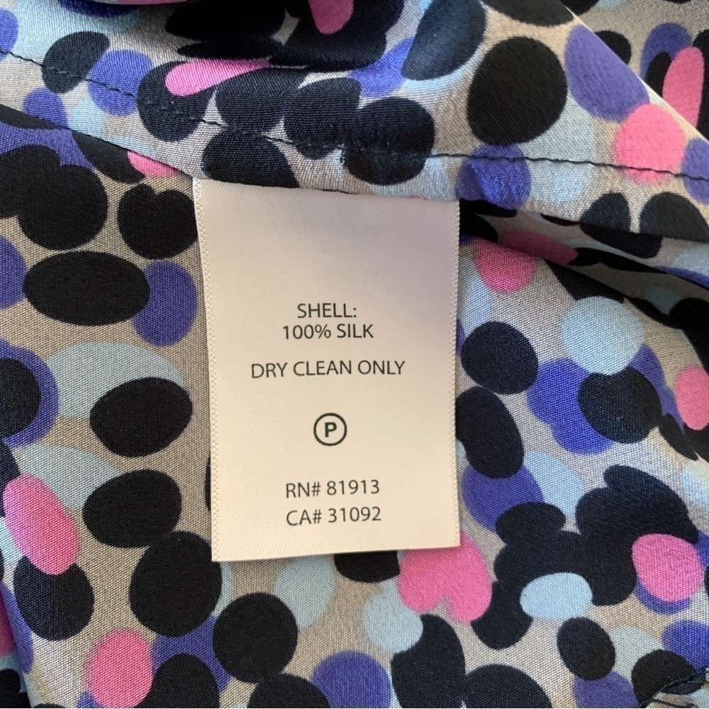 Plenty by Tracy Reese Polka Dot Silk Sleeveless Dress Sz 4 Summer Cocktails - Picture 6 of 6